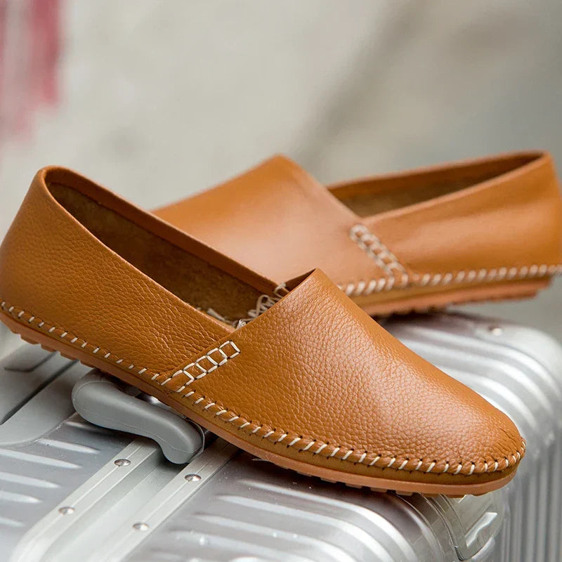 Bequeme Lederhalbschuhe für den Alltag Drune Drune