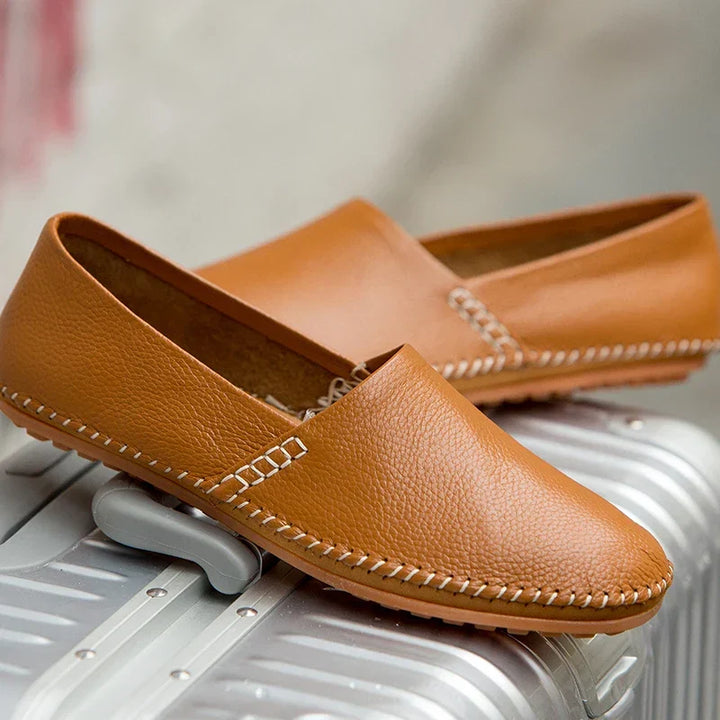 Bequeme Lederhalbschuhe für den Alltag Drune Drune