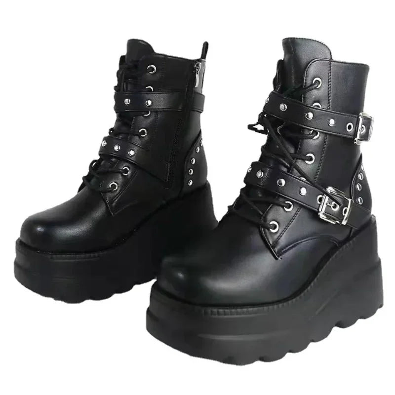 Drune | Mühelos Gothische Eleganz Stiefel