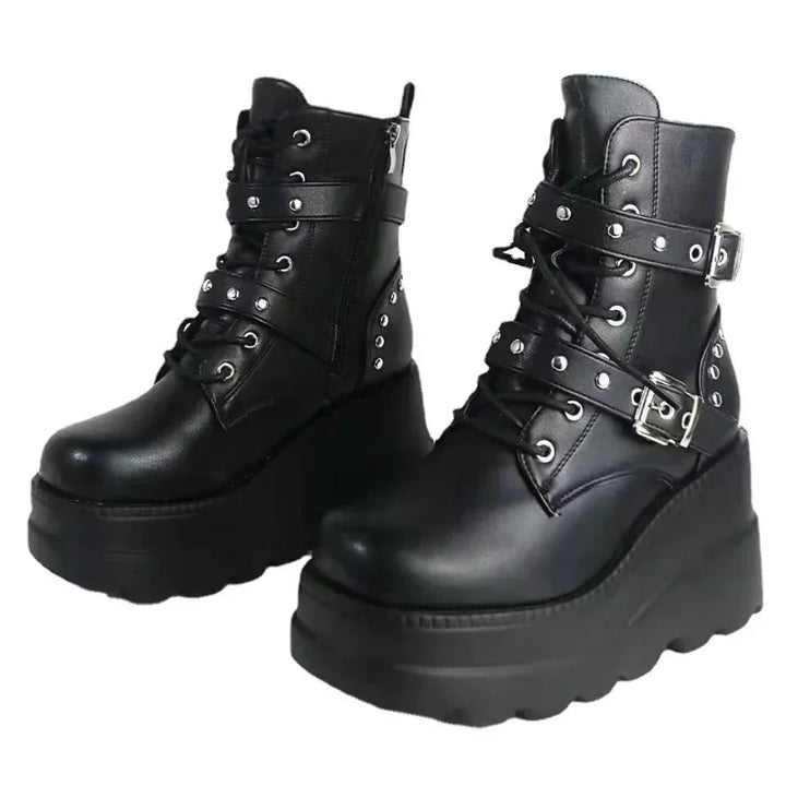 Drune | Mühelos Gothische Eleganz Stiefel