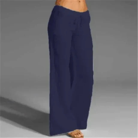 Drune | Weiße Leinenhose