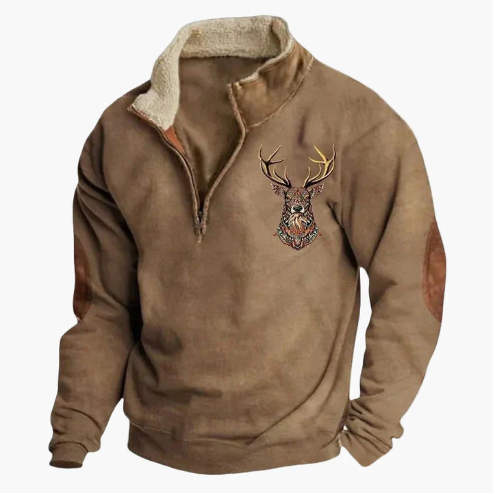 Drune | Wild West Vintage Pullover - Stilvoller Freizeit-Sweater mit Western-Charme