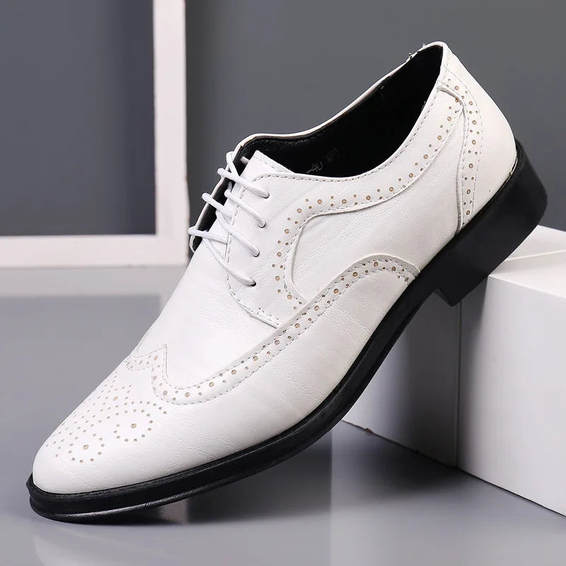 Drune | Bequeme Oxford Herren Business Anzug Schuhe