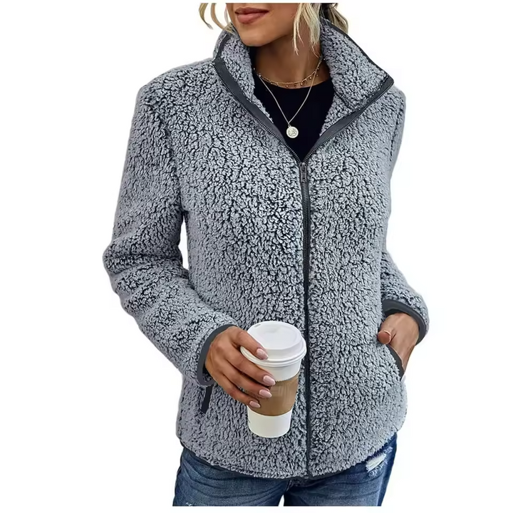 Drune | Fleece-Standkragenjacke