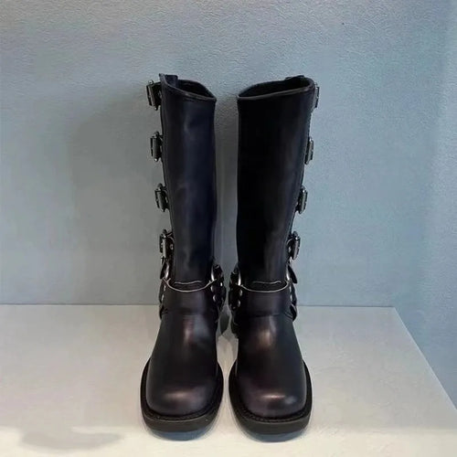 Drune | Weinlese Lederstiefel