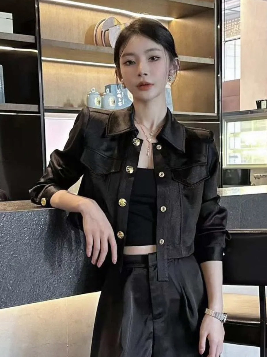Drune | Ich will keine Geheimnisse behalten Crop-Jacke