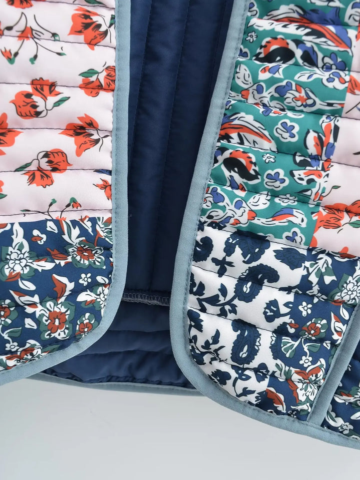 Drune | Wintermantel mit Blumenmuster