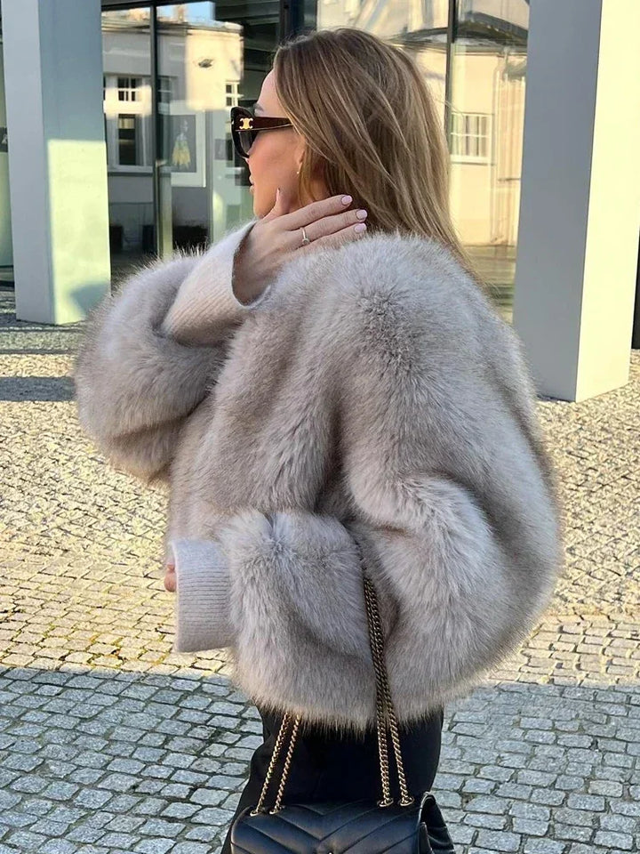 Drune | luxuriöser warmer Pelzmantel