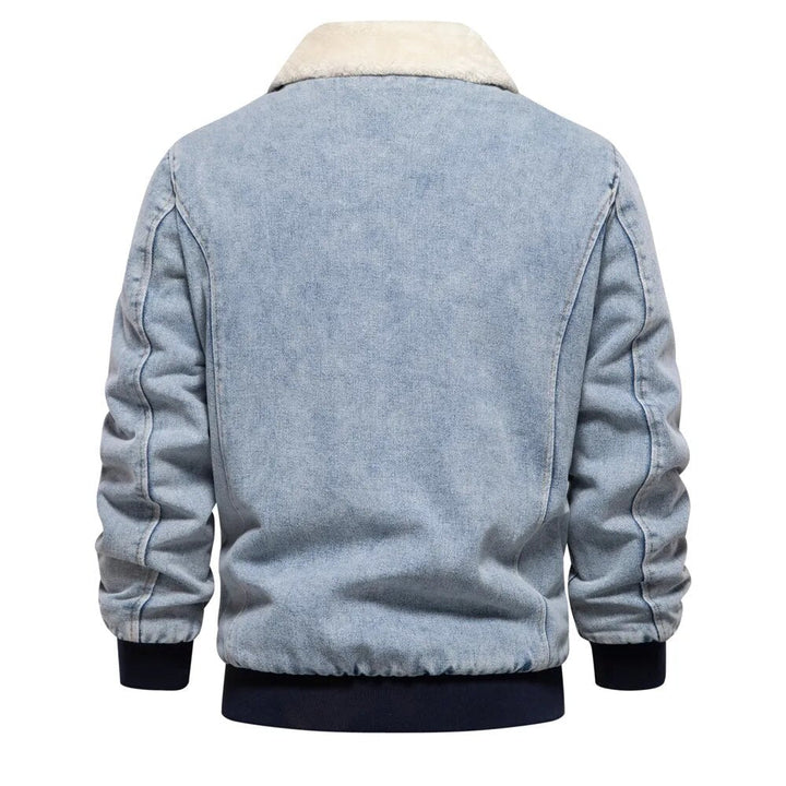 Drune | Herren Jeansjacke warm gefüttert