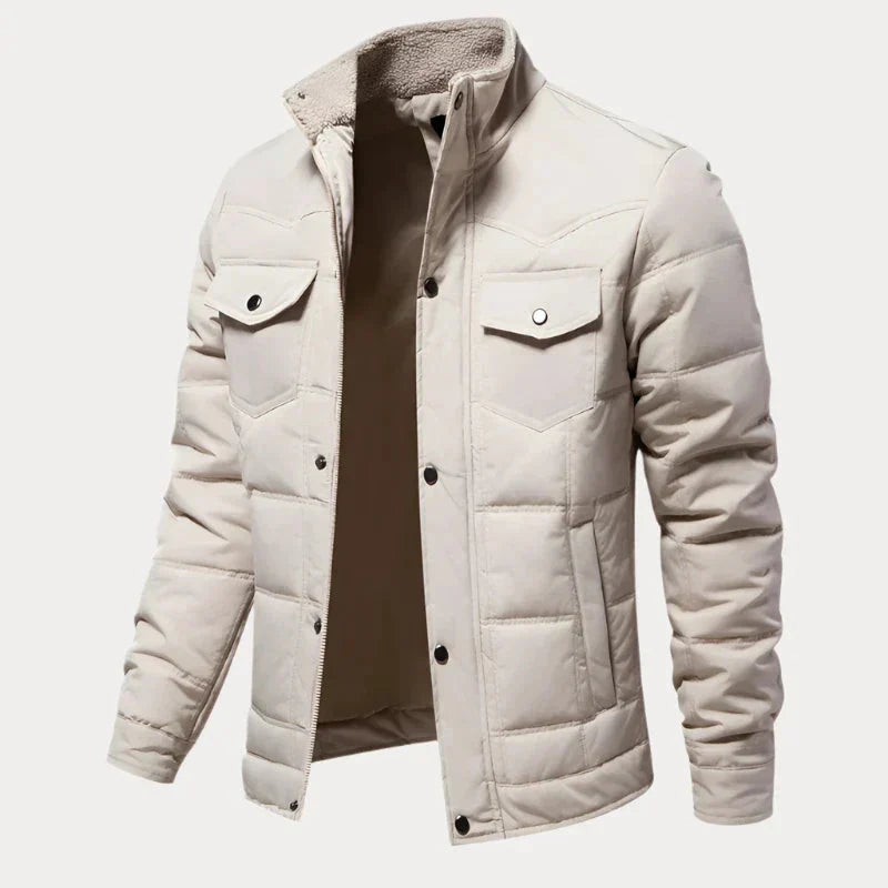 Drune | Moderne Gepolsterte Jacke mit Fronttaschen für Herren