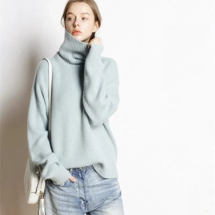 Drune | Rollkragenpullover Oversized Stil für Freizeit und Büro