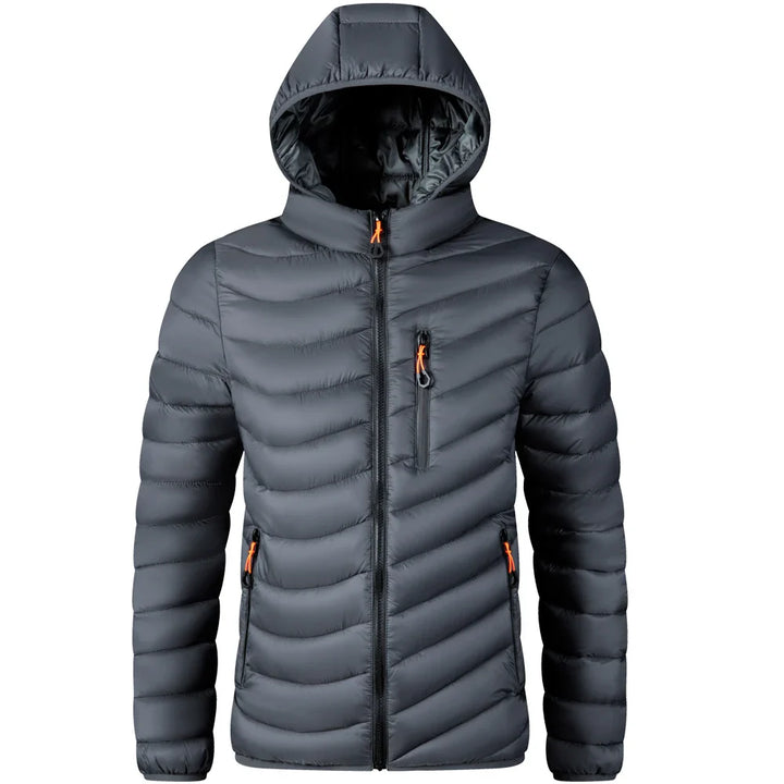 Drune | Leichtgewichtige Pufferjacke mit Kapuze Polyester Warm und Praktisch