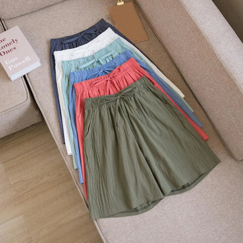 Drune | Baumwoll-Knie-Lange Shorts