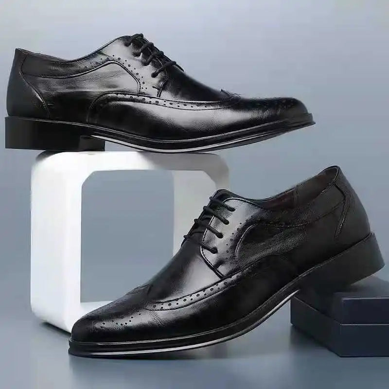 Drune | Bequeme Oxford Herren Business Anzug Schuhe