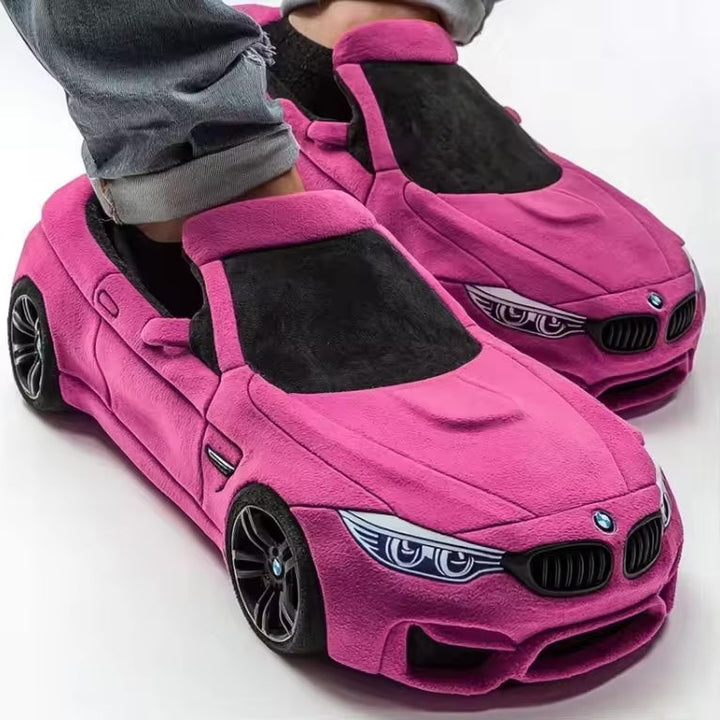 Drune | Auto Inspiriert Gestaltung Pantoffeln mit Rutschfester Sohle für Maximalen Komfort