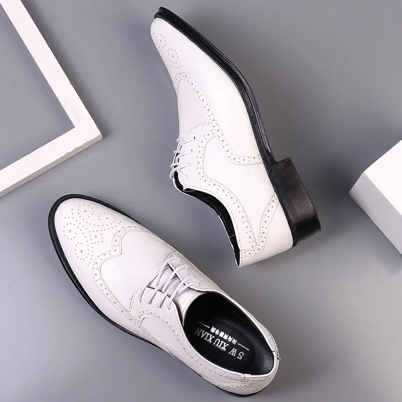 Drune | Bequeme Oxford Herren Business Anzug Schuhe