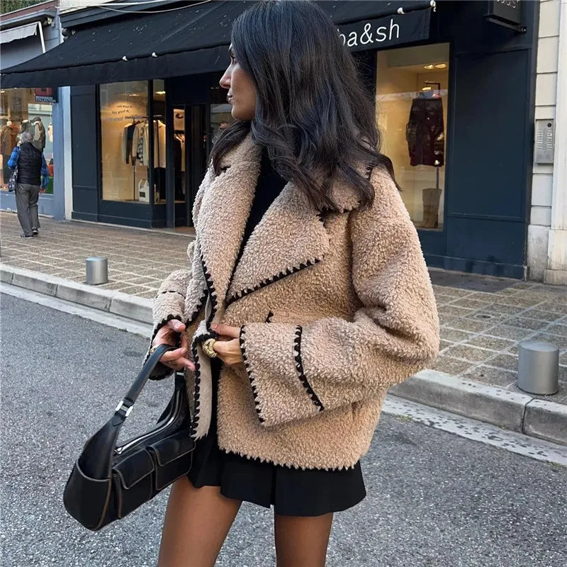 Drune | Fleecejacke für Frauen - Beige - Warm und bequem