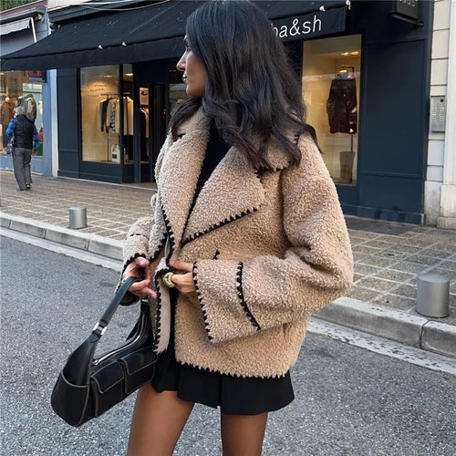 Drune | Fleecejacke für Frauen - Beige - Warm und bequem