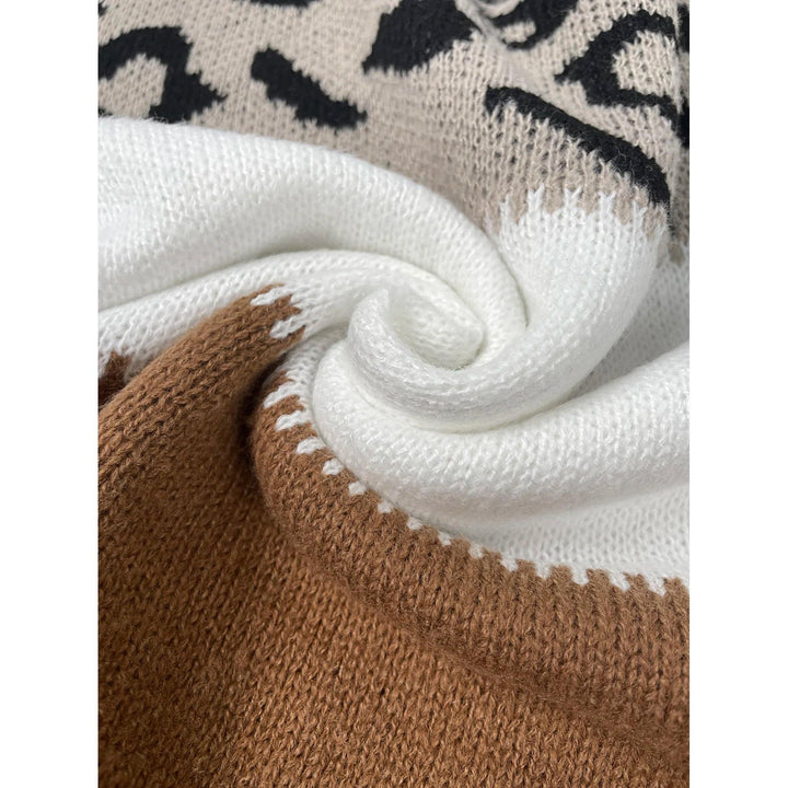 Drune - Strickpullover Mit Leopardenmuster