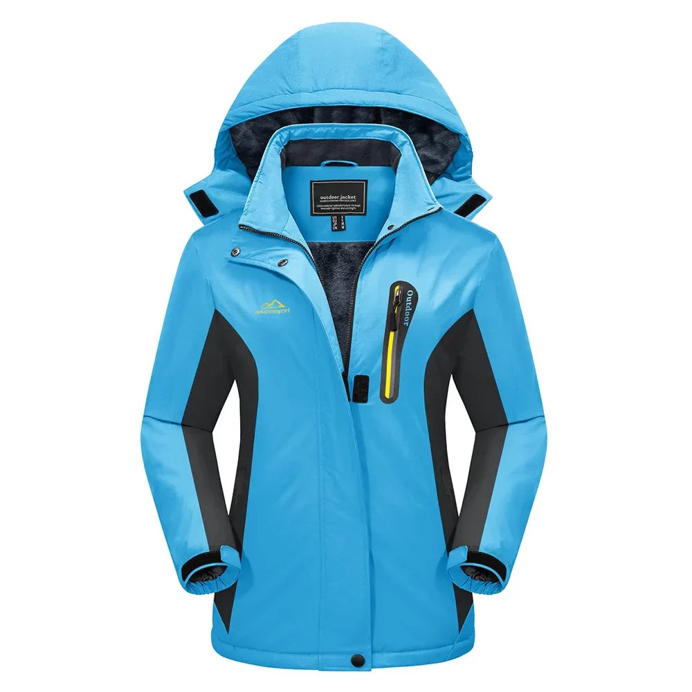 Drune | Damen Schneeski-Jacke mit Hoodie-Stil