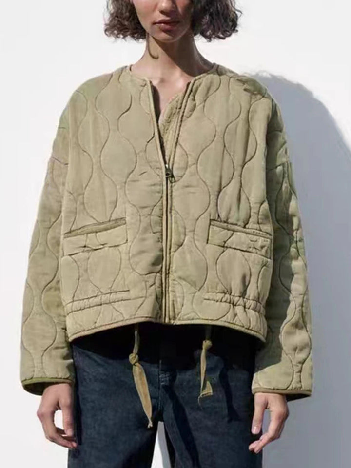 Drune | Oversized Vintage Gepolsterte Damenjacke