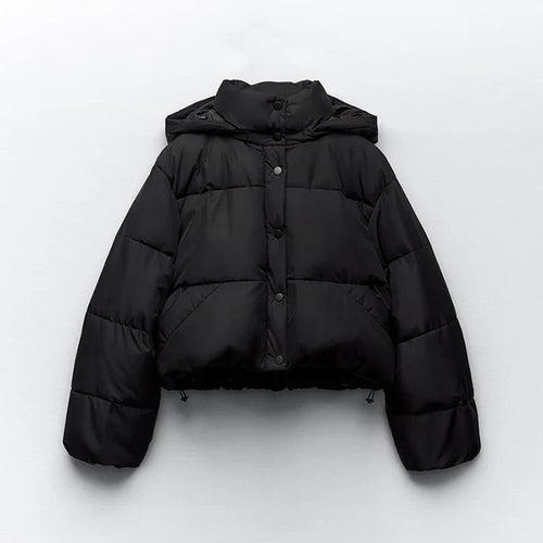 Drune - Kapuzen-Pufferjacke - Kurzer Stil