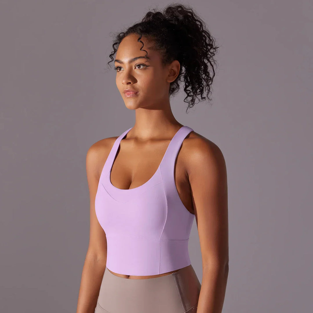 Drune | Sportlicher Yoga-Bh mit Eng Anliegender Passform
