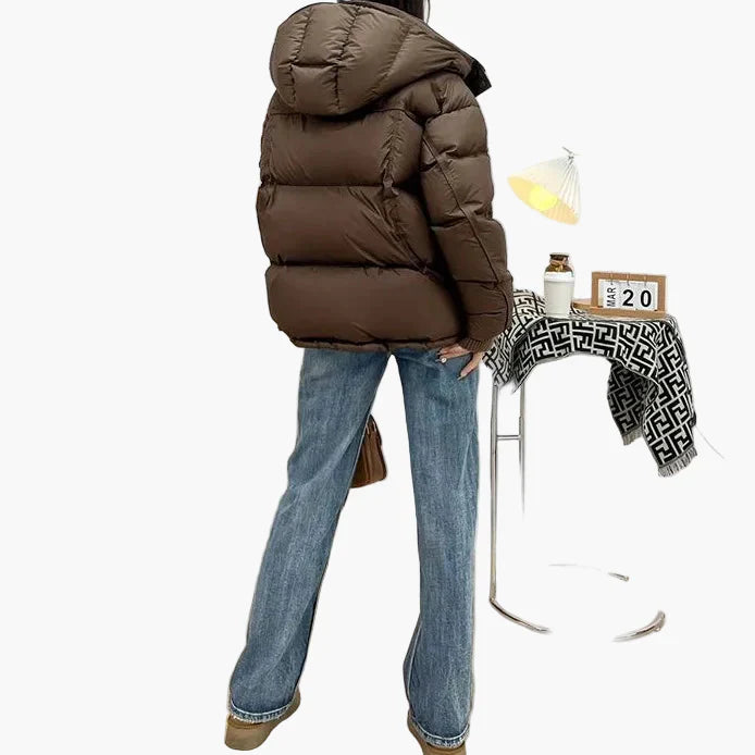 Drune | Winter Steppjacke mit Kapuze - Modische Outdoorjacke, Freizeit & Alltag
