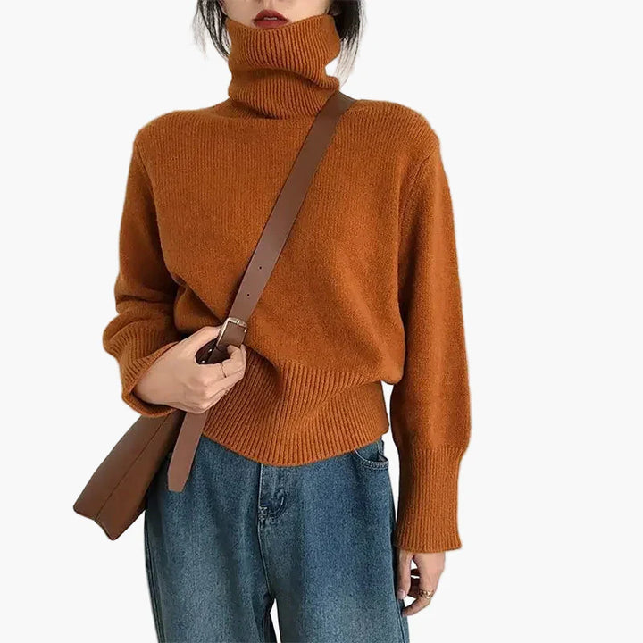 Drune | Turtleneck Pullover - Modischer Herbst Winter Strickpullover für Alltag & Freizeit
