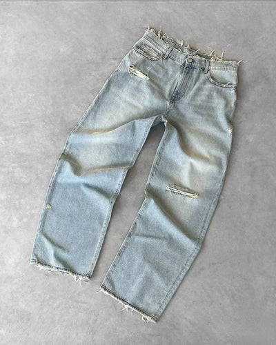 Drune | Amerikanische Gewaschene Retro Jeans Für Männer