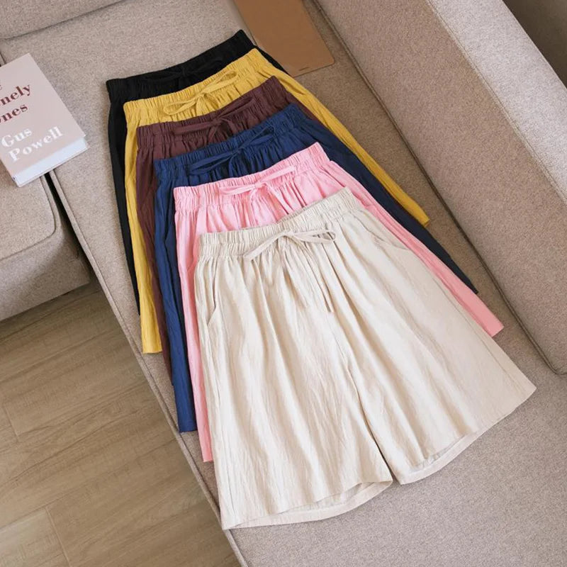 Drune | Baumwoll-Knie-Lange Shorts