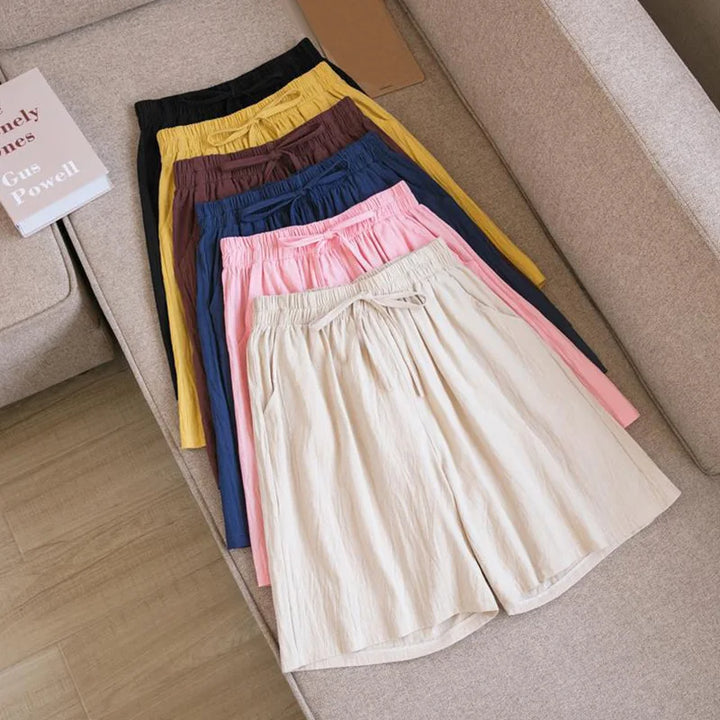 Drune | Baumwoll-Knie-Lange Shorts