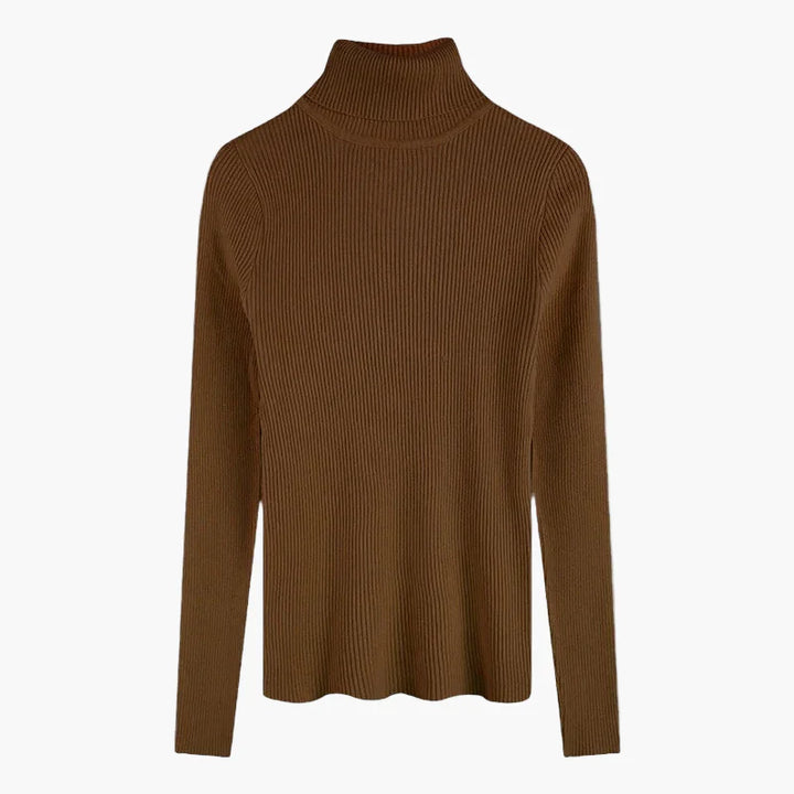 Drune | Rollkragenpullover Gerippt Basic Langarm - Vielseitiger Herbst & Winter Look