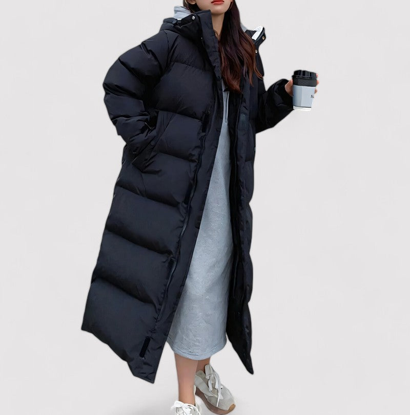 Drune | Winterjacke mit Kapuze - Oversized - Pufferjacke