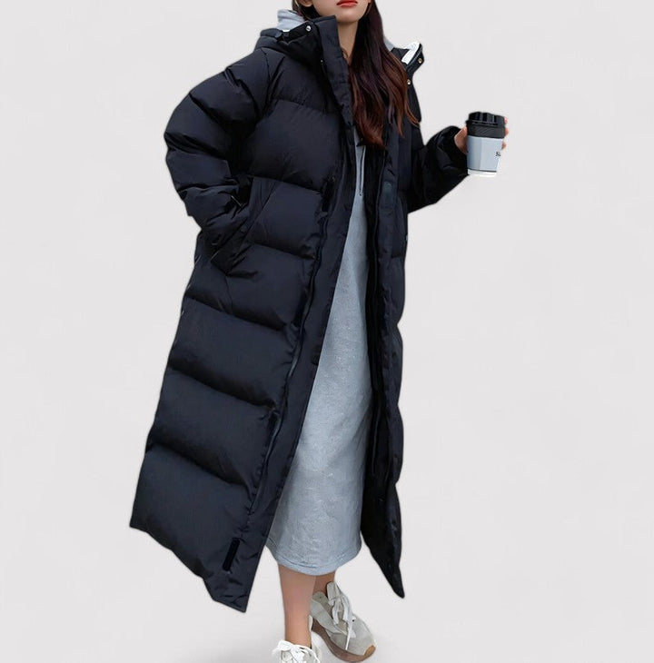 Drune | Winterjacke mit Kapuze - Oversized - Pufferjacke