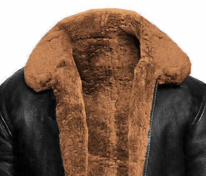 Drune | Leder Wintermantel