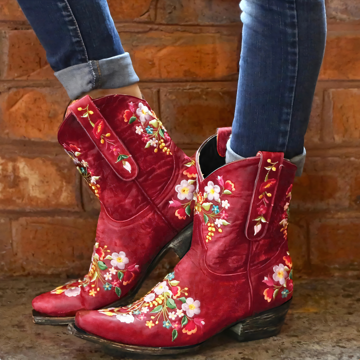 Drune | Wetterbeständige Vintage Cowgirl-Stiefel