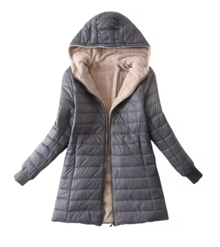 Drune | Eleganter langer schwarzer Mantel für den Winter