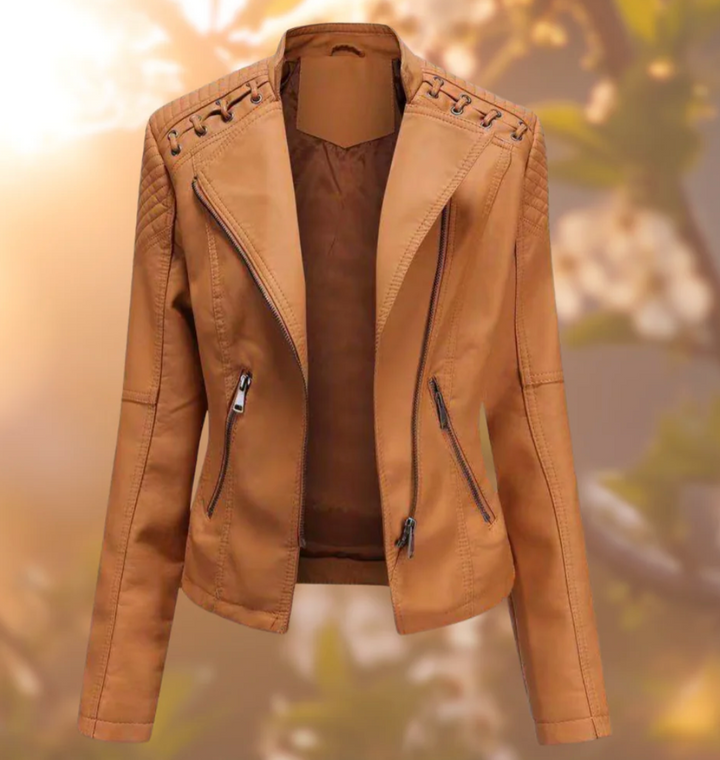 Drune | Klassische Lederjacke für Damen