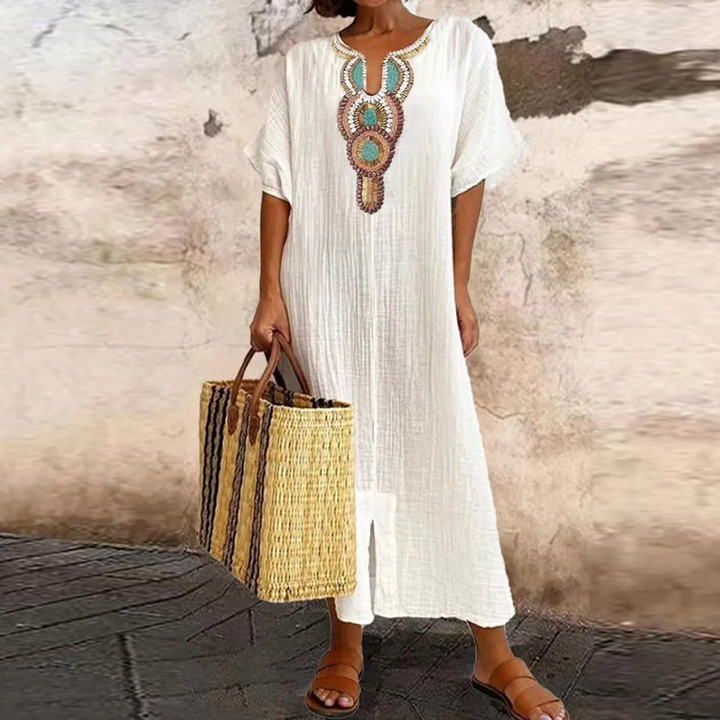 Drune Kleid | Elegantes langes Greek Kleid Boho Kleid für Frauen