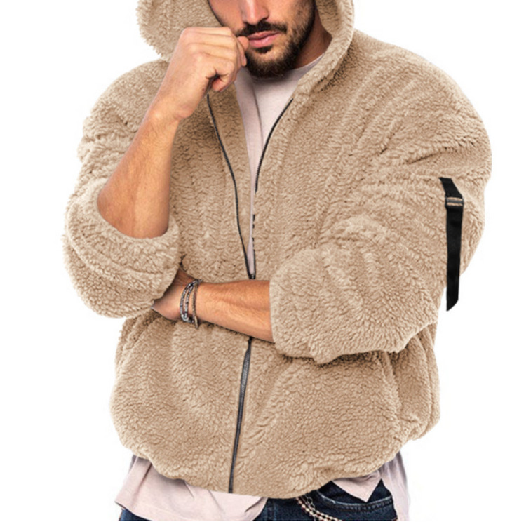 Drune | Bequeme Teddy Fleece Jacke für Männer