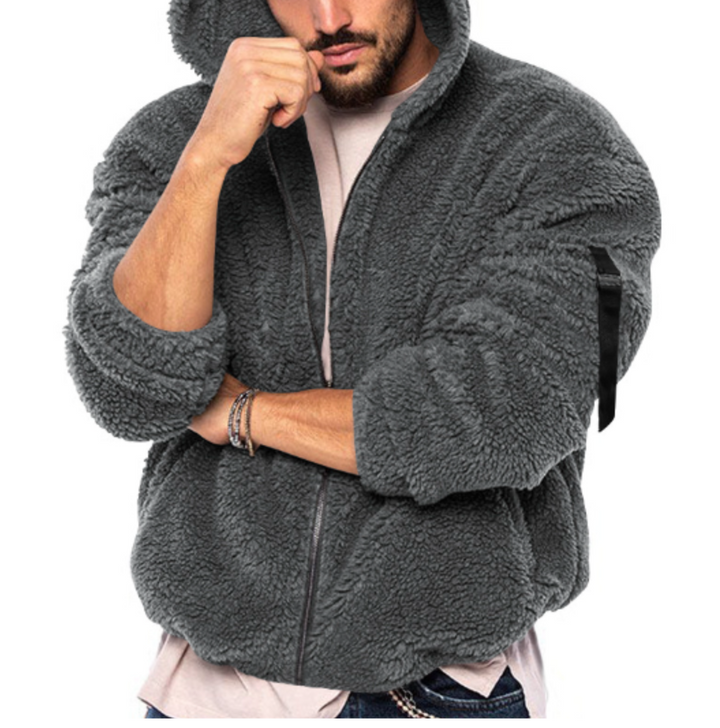 Drune | Bequeme Teddy Fleece Jacke für Männer