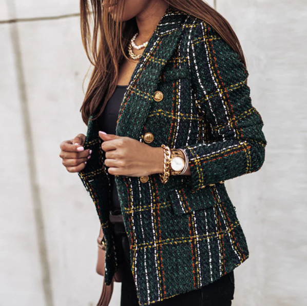 Drune | Eleganter Karierter Blazer