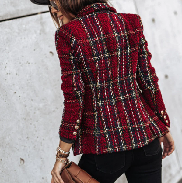 Drune | Eleganter Karierter Blazer