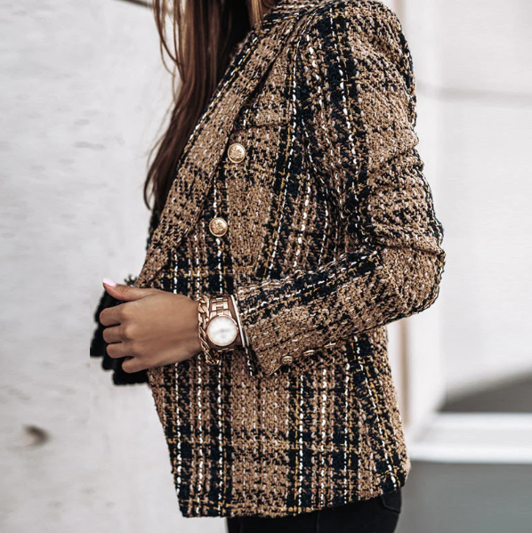 Drune | Eleganter Karierter Blazer