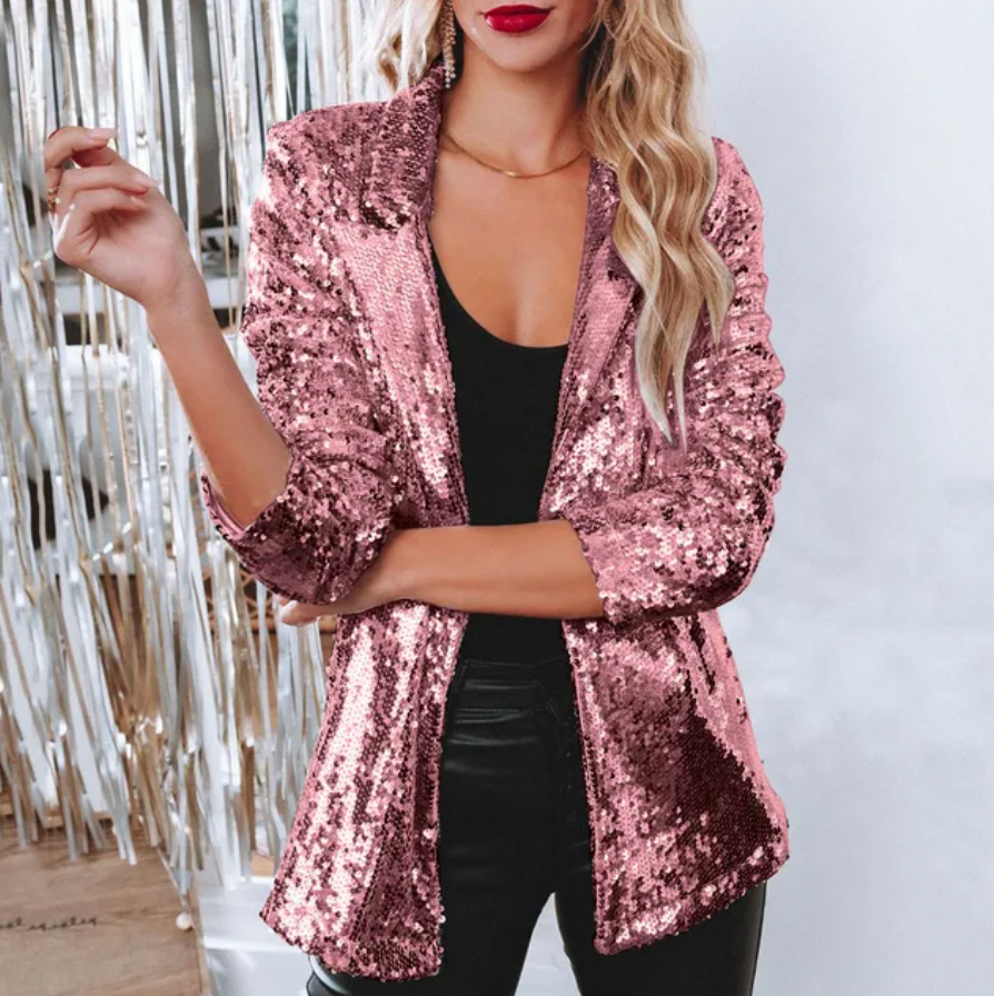 Drune Pailletten-blazer