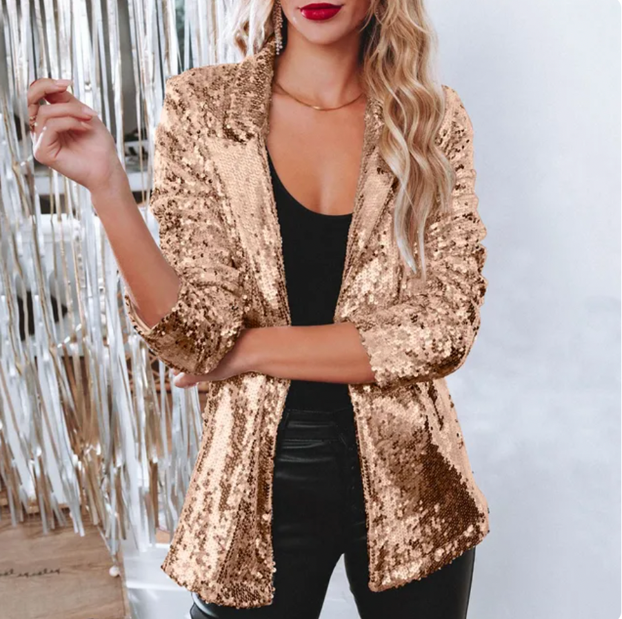 Drune Pailletten-blazer