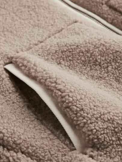 Drune | Sherpa-Jacke - Reißverschluss-Design - Gemütliche Winterlage