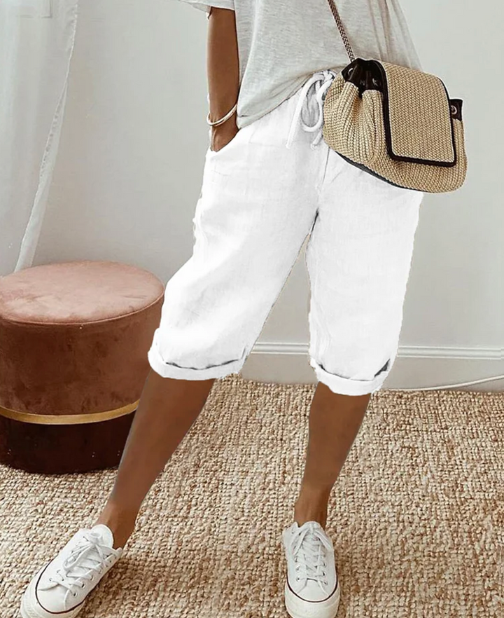 Drune - Kurze Trendy modische Kniehose für Damen