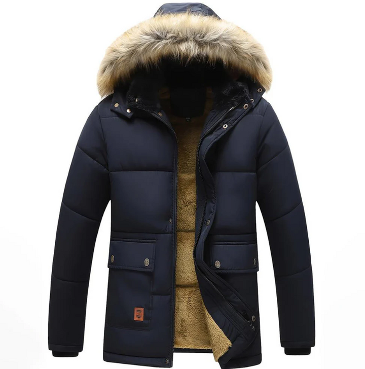 Drune | Herren Winterjacke – Gepolsterte Kapuzenparka
